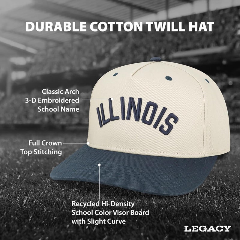 Legacy NCAA Officially Licensed Baseball Hat, Lightweight Cap for Men & Women, HTA, One Size Fits Most, Adjustable Closure - Image 3